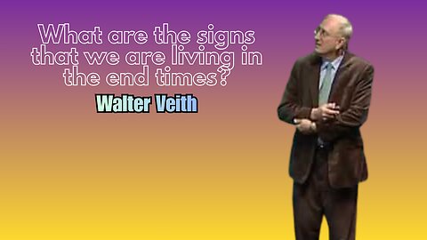 What are the signs that we are living in the end times? From Crete to Malta - Part 1 - Walter Veith