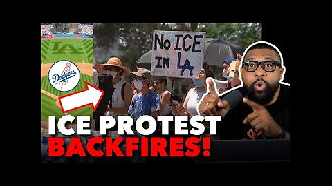 Dodgers Ice Protest BACKFIRES After LYING About ICE Agents At Stadium