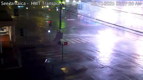 Live camera shakes violently as Category 5 Hurricane Melissa slams Jamaica