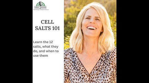 Cell Salts 101: A perfect entry into homeopathy.