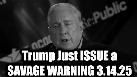 Douglas Macgregor SHOCKING 3.14.25 - Trump Just ISSUE a SAVAGE WARNING