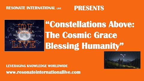 “Constellations Above: The Cosmic Grace Blessing Humanity”