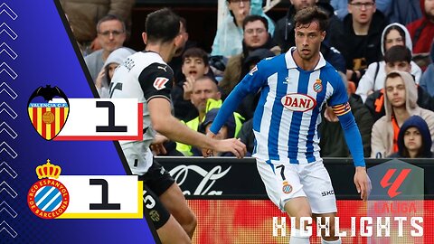 Valencia 1-1 Espanyol | Highlights | LaLiga 24/25