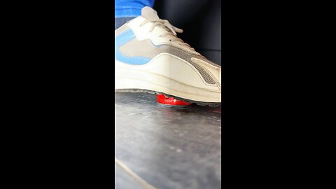 Shoes Destroy Cans!