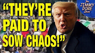 Trump Says ICE Protesters Are Paid Agitators! w/ Jalyssa Dugrot