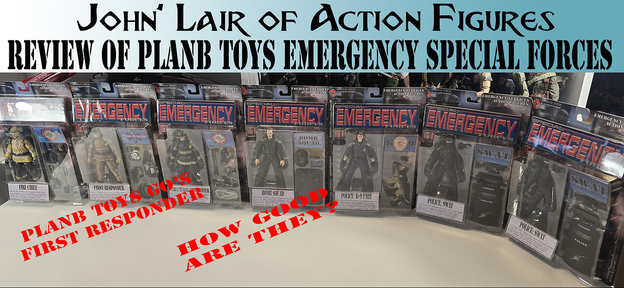 Review of Plan B toys Special Force Emergency figures