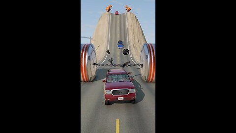 CARS VS TRAPS FUNNY CRASHES - BEAMNG DRIVE