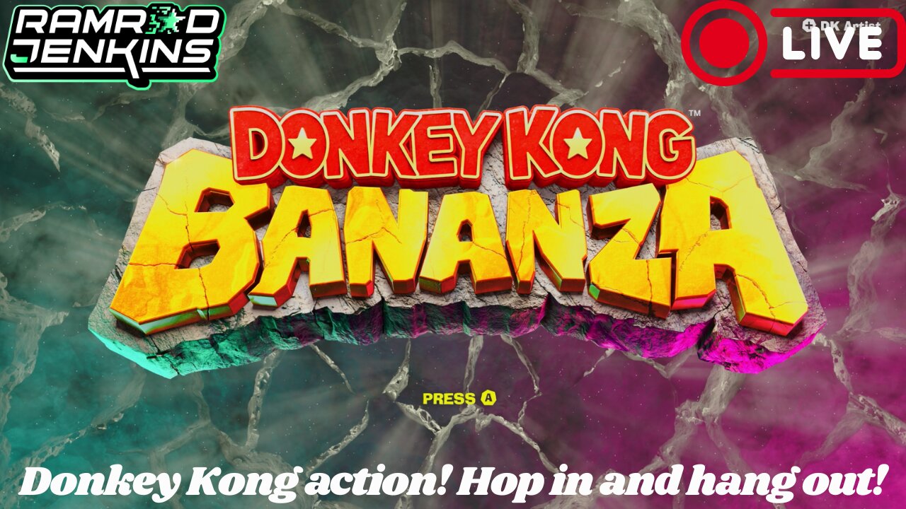 Donkey Kong Premium stream! Getting those 5 hours in today!