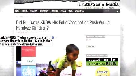 This is a video from 2013 by Truthstream media, In it, Melissa Dykes asks Mr. Gates