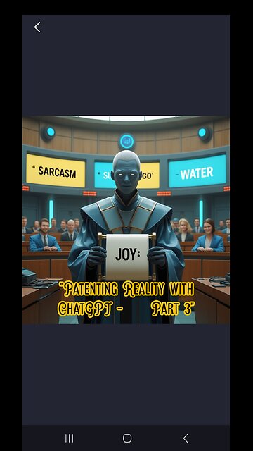 "Part 3: Patenting Emotions, Water & Sarcasm with ChatGPT (Yes, Seriously)'