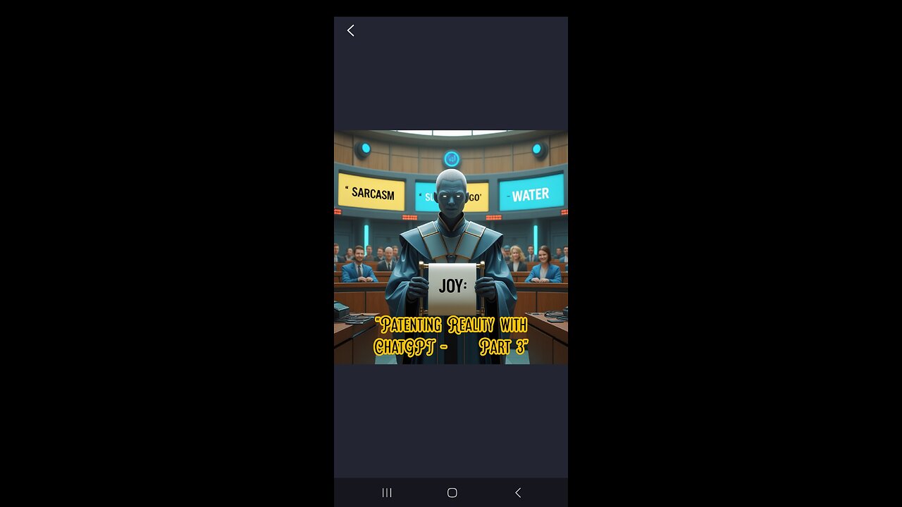 "Part 3: Patenting Emotions, Water & Sarcasm with ChatGPT (Yes, Seriously)'