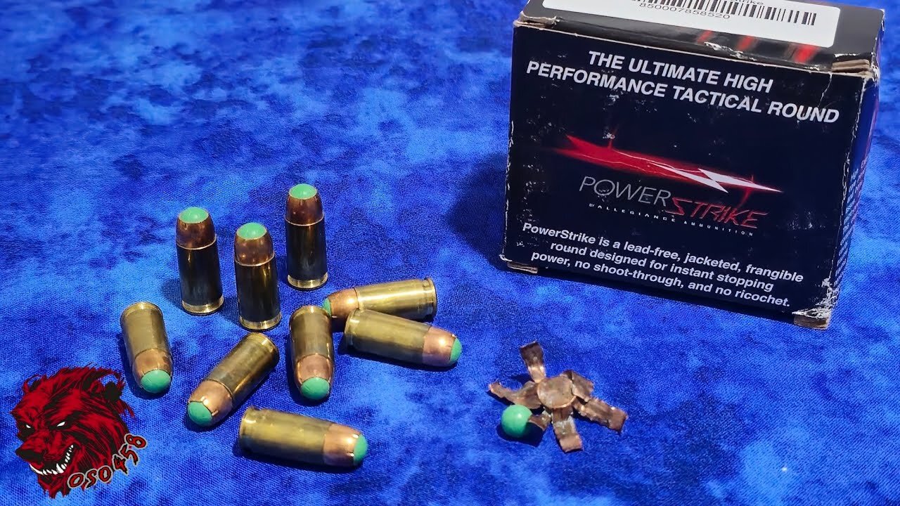 This 9mm Round is NASTY! (Green Tip Power Strike) See the DEVASTATION!!!