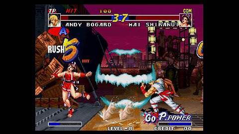Real Bout Fatal Fury Andy gameplay (Level 8)