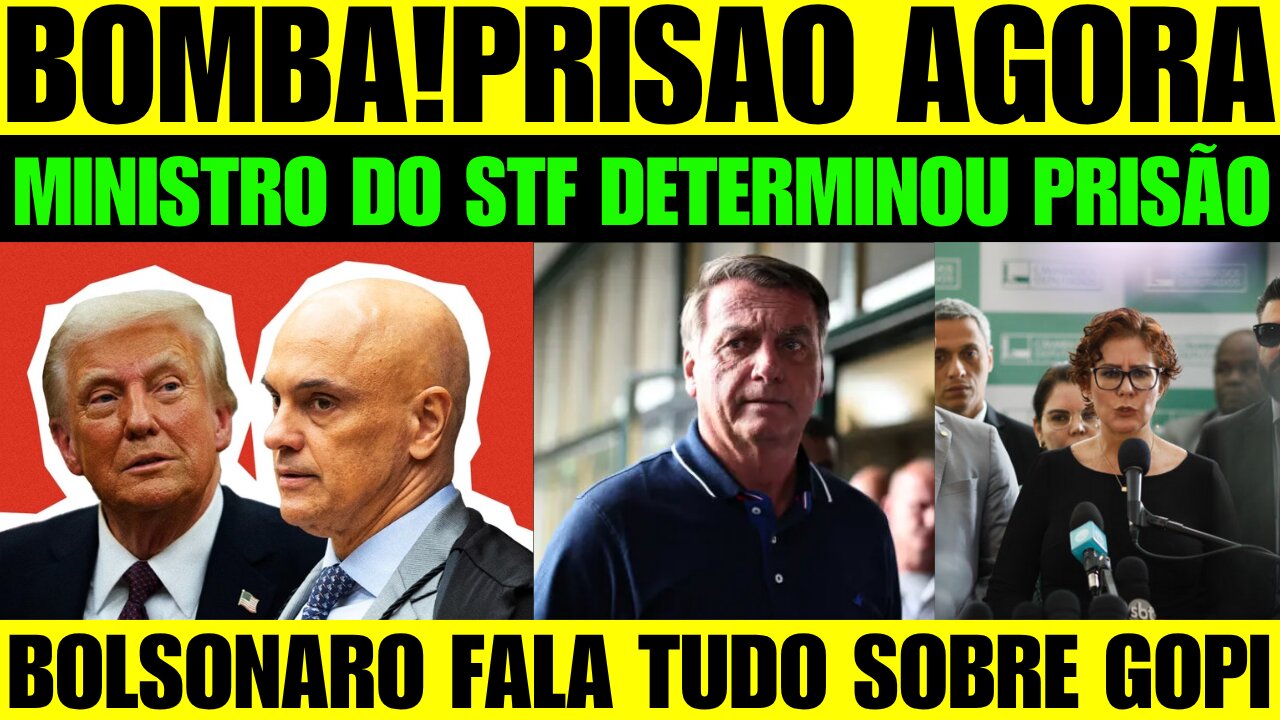 🔥🚨 BOMBA! MORAES DETERMINA PRISÃO A ZAMBELLI! BOLSONARO PROMETE CONTAR TUDO NO JULGAMENTO!