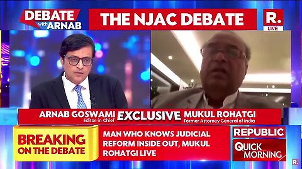 Mukul Rohatgi's Strongest Argument To Halt Judges Appointing Judges Judge Cash Scam