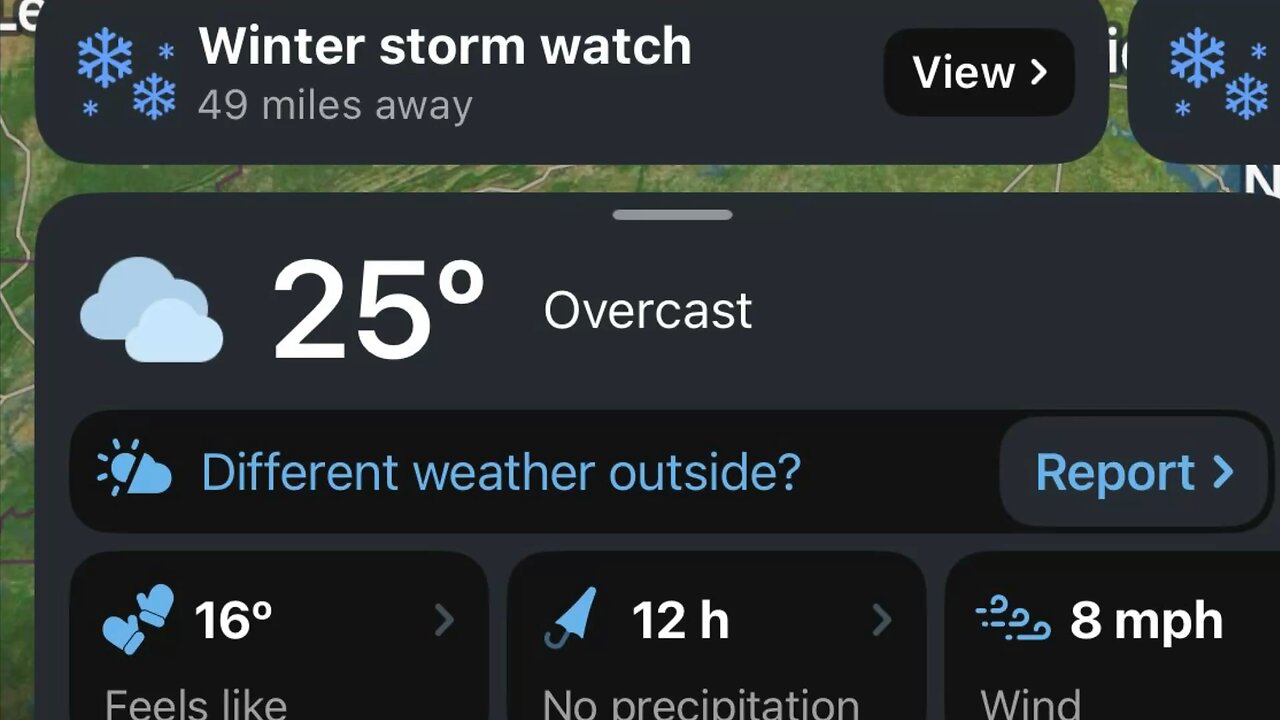Ice cold motorcycle ride