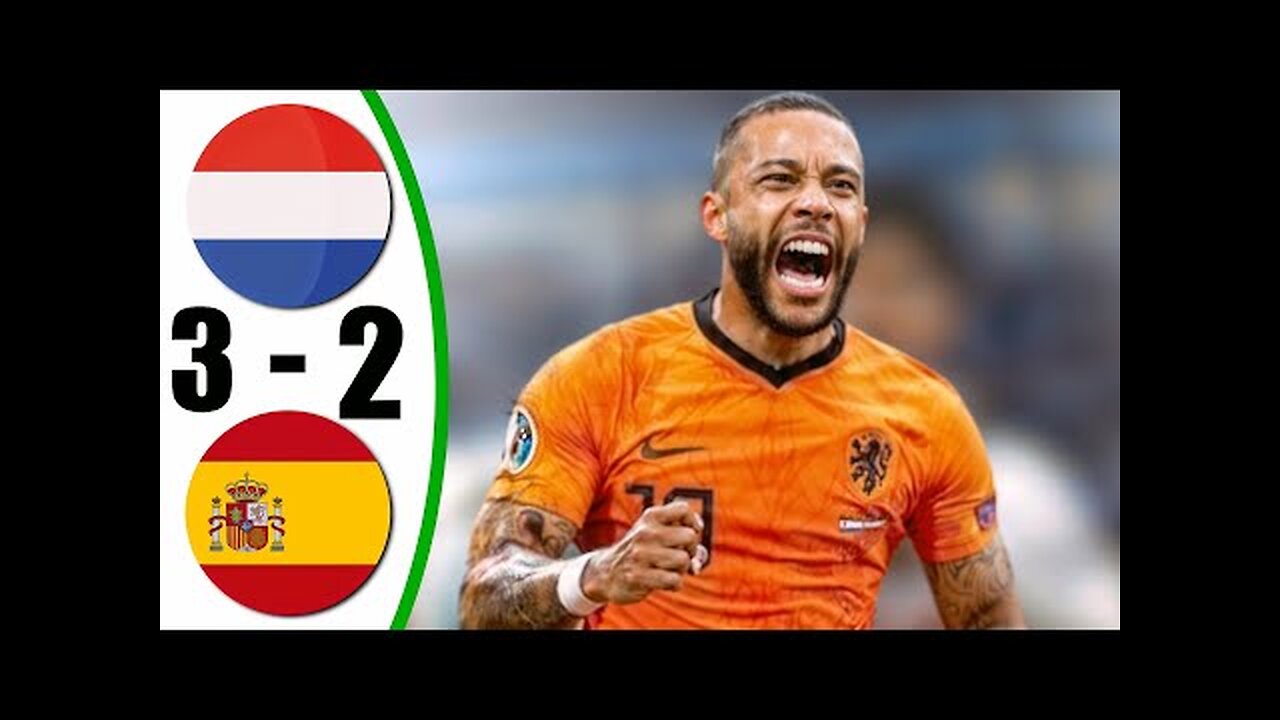 Netherlands vs Spain 3-2 - All Goals & Highlights - 2025