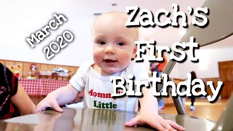 Happy First Birthday, Zach!! (PIZZA THEMED BIRTHDAY!!)