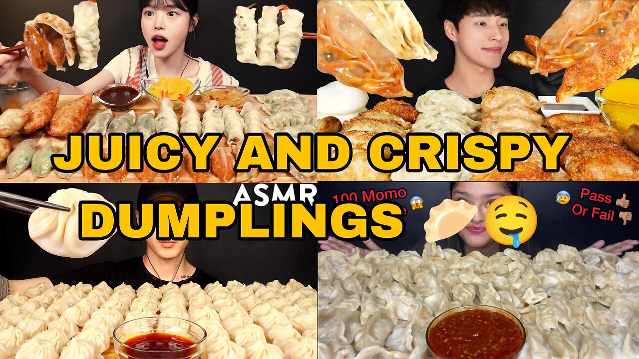 MUKBANGERS TRY DUMPLINGS 🥟 | Steamed, Fried & Spicy Feast!