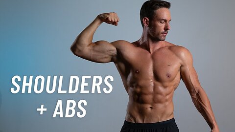 8 Min Abs And Shoulders Workout At Home