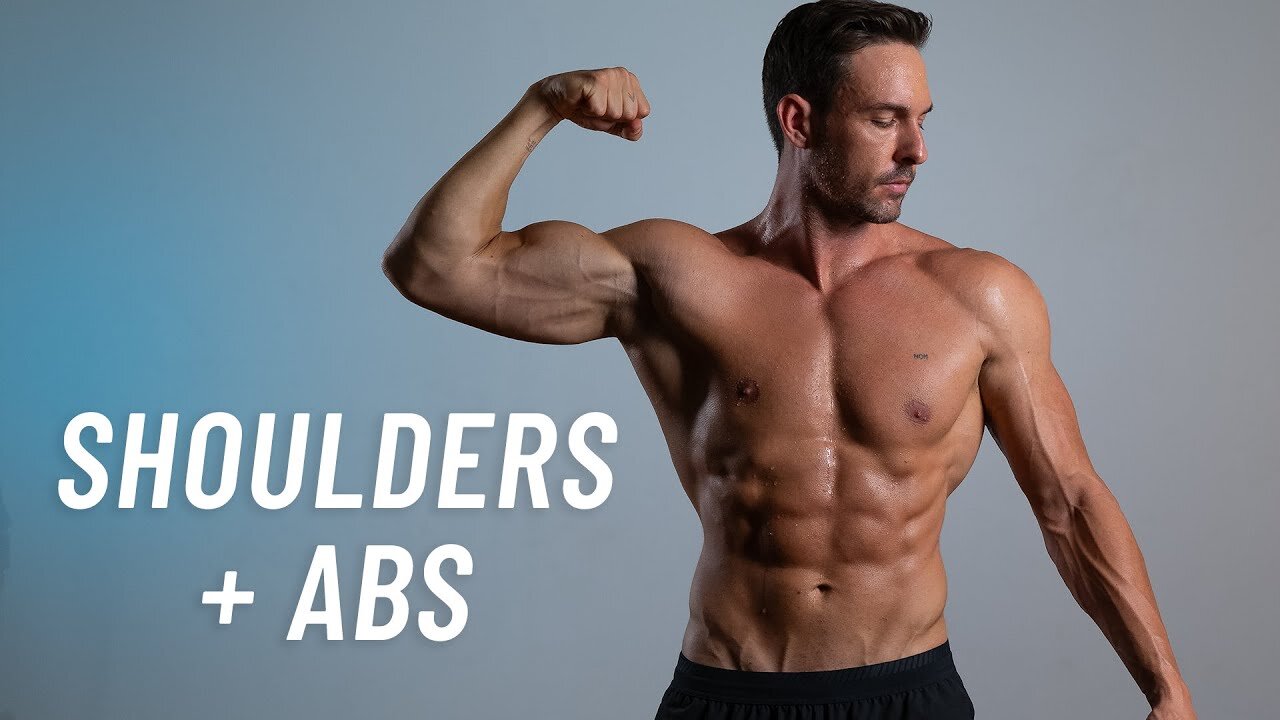 8 Min Abs And Shoulders Workout At Home