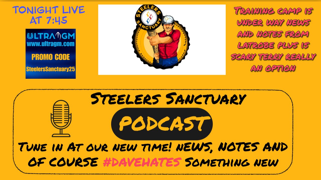 Steelers Sanctuary Live at 7:45