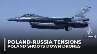 Polish and NATO forces scramble to shoot down Russian drones