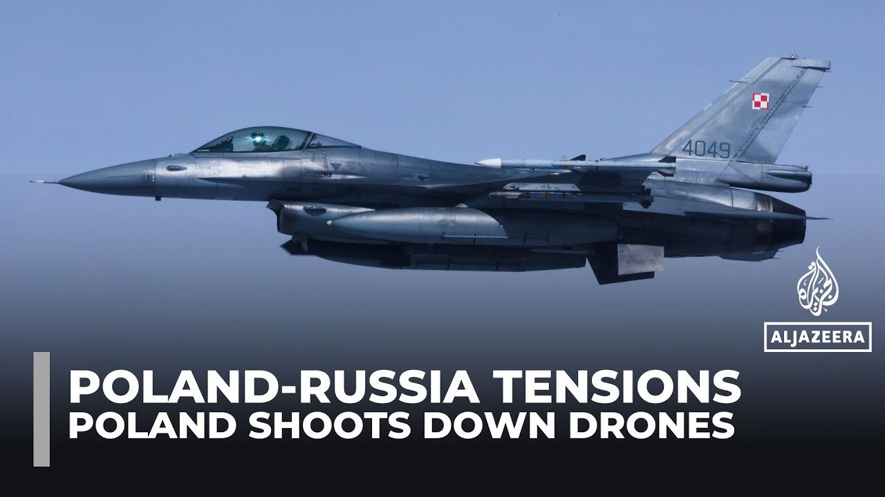 Polish and NATO forces scramble to shoot down Russian drones
