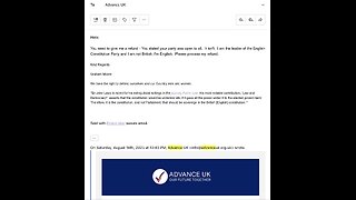 AdvanceUK are as fake as reform. No English and No other parties members.