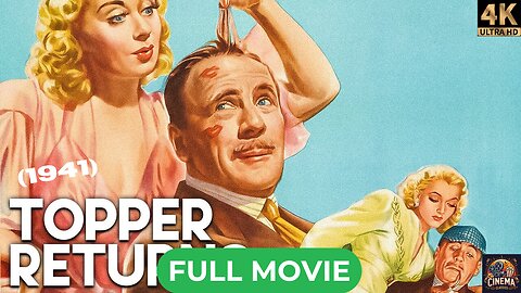 Topper Returns (1941) | Classic Mystery, Romantic | 4K Colorized Movie