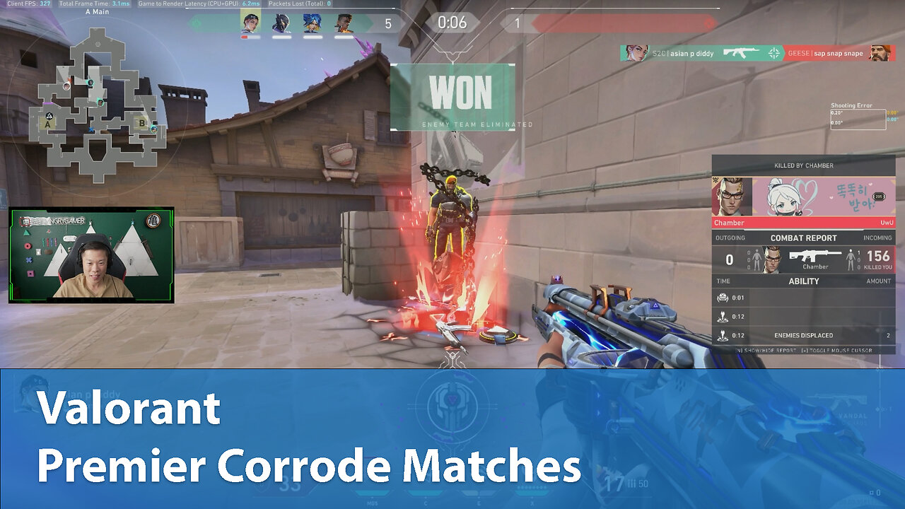 Premier Corrode Matches | Competitive 1W-0L | Premier 2W-0L | Valorant