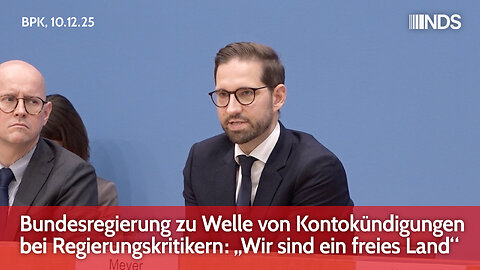 Bundesregierung zu Welle von Kontokündigungen bei Regierungskritikern: „Wir sind ein freies Land“