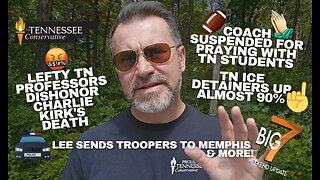 Lefty Tennessee Professors Dishonor Charlie Kirk's Death; Coach Suspended For PRAYING w/ students...