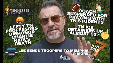 Lefty Tennessee Professors Dishonor Charlie Kirk's Death; Coach Suspended For PRAYING w/ students...