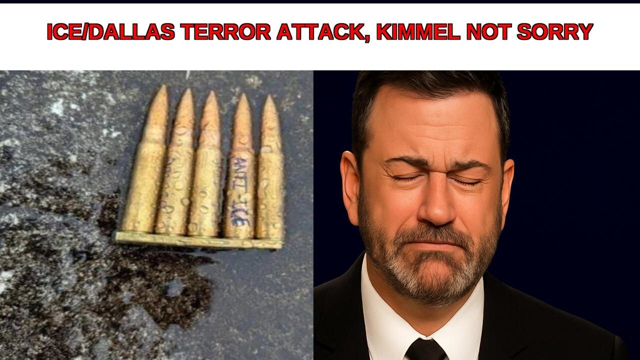 ICE/DALLAS TERROR ATTACK, JIMMY KIMMEL'S NON-APOLOGY