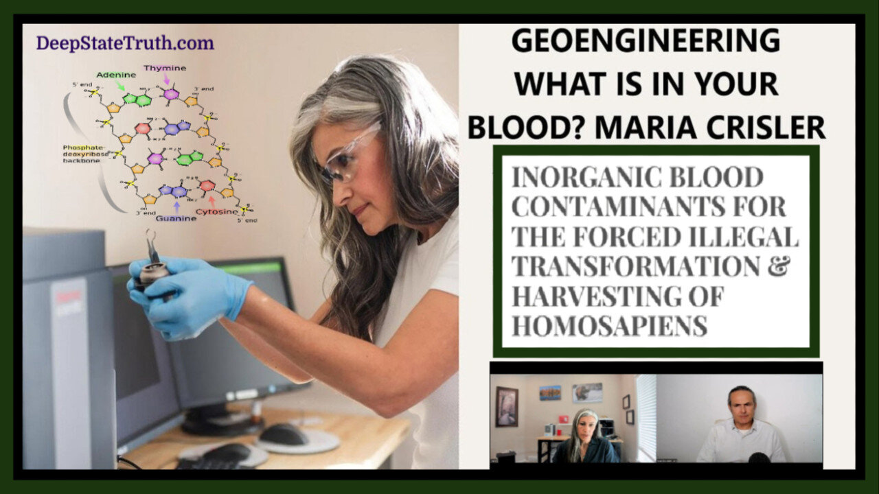 🧬🦠 Researcher Maria Crisler Exposes Nanobots/Hydrogels/Metals Now in Our Bodies From Vaccines, Food, Fog, Chemtrails, Rain, Snow and MORE!