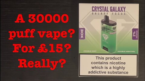 Crystal Galaxy: Galaxy Focus Unboxing and initial review