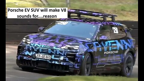 Porsche Cayenne EV will have fake V8 noises