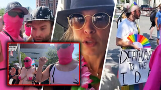 TRANTIFA thugs block, intimidate peaceful reporters at Montreal Pride parade