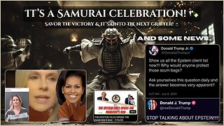 It’s a Samurai Celebration! 🍾 Savor the Victory & It’s onto the next Grifter! 🥷🏼 And some News… on July 16th, 2025