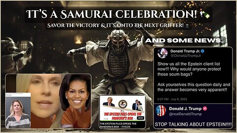 It’s a Samurai Celebration! 🍾 Savor the Victory & It’s onto the next Grifter! 🥷🏼 And some News…