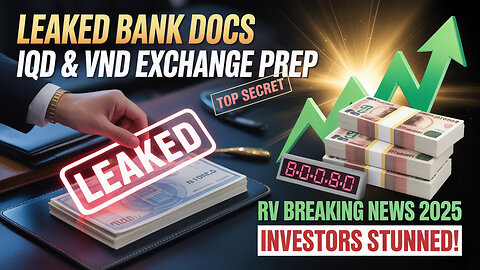 Leaked Bank Docs Confirm IQD & VND Exchange Prep (RV Breaking News 2025) 💥 Iraqi Dinar Today News