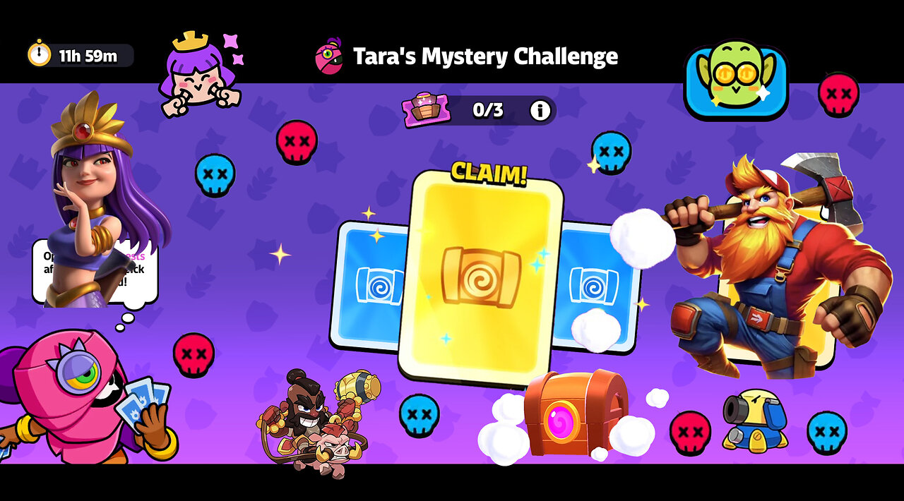 (*´▽`*)❀🤩👉Tara's Mystery Challenge👈✨(25th Aug 2025)✨(✪▽✪)🤩✨ | #squadbusters #gaming #event