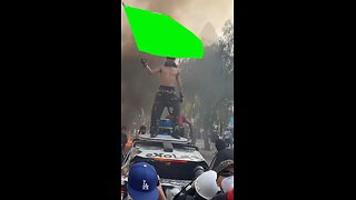LA Protester Flag | Green Screen