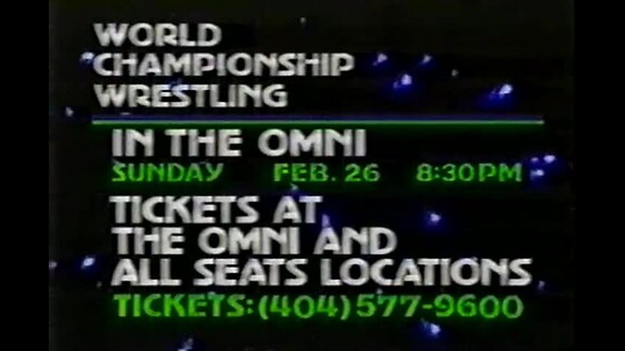 NWA World Championship Wrestling OMNI House Show Feb 26 1984