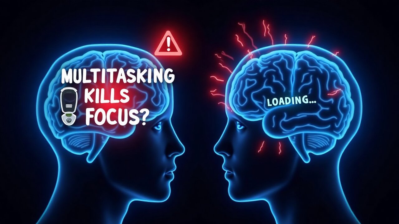 Multitasking Is Destroying Your Brain | Focus is the Real Superpower