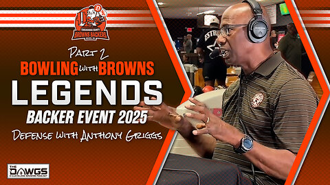 Bowling with Browns Legends LIVE: Part 2 - Defensive Expectations with Anthony Griggs