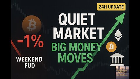 Quiet Crypto Market, Loud Smart Money: Bitcoin & Ethereum Moves You’re Missing
