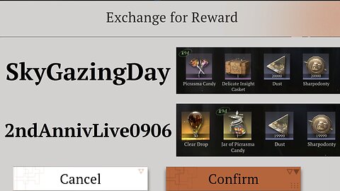 September 5, 2025 Clear Drop + Item Code (Reverse 1999)