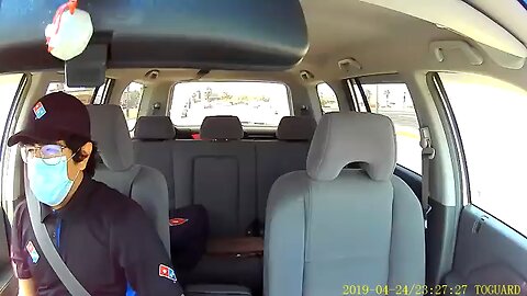 Dominos car Stolen by drugged up thief
